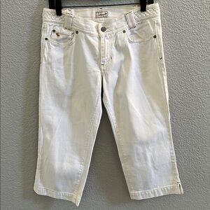 Vintage 90s Abercrombie & Fitch Rare Capri Denim Jeans Finest Quality SZ 6
